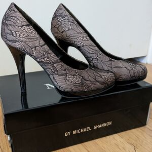 Michael Shannon Deitrich Lace Heels - Women's Size 7